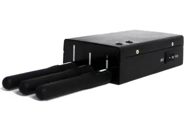 Antenli 2.4W Taşınabilir Cep Telefonu Sinyal Kesici – GPS, WiFi, 2G, 3G (Araç Şarjı Dahil)