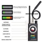 AKD-K18 RF Dedektör - Gizli Dinleme ve Kamera Tespit Cihazı